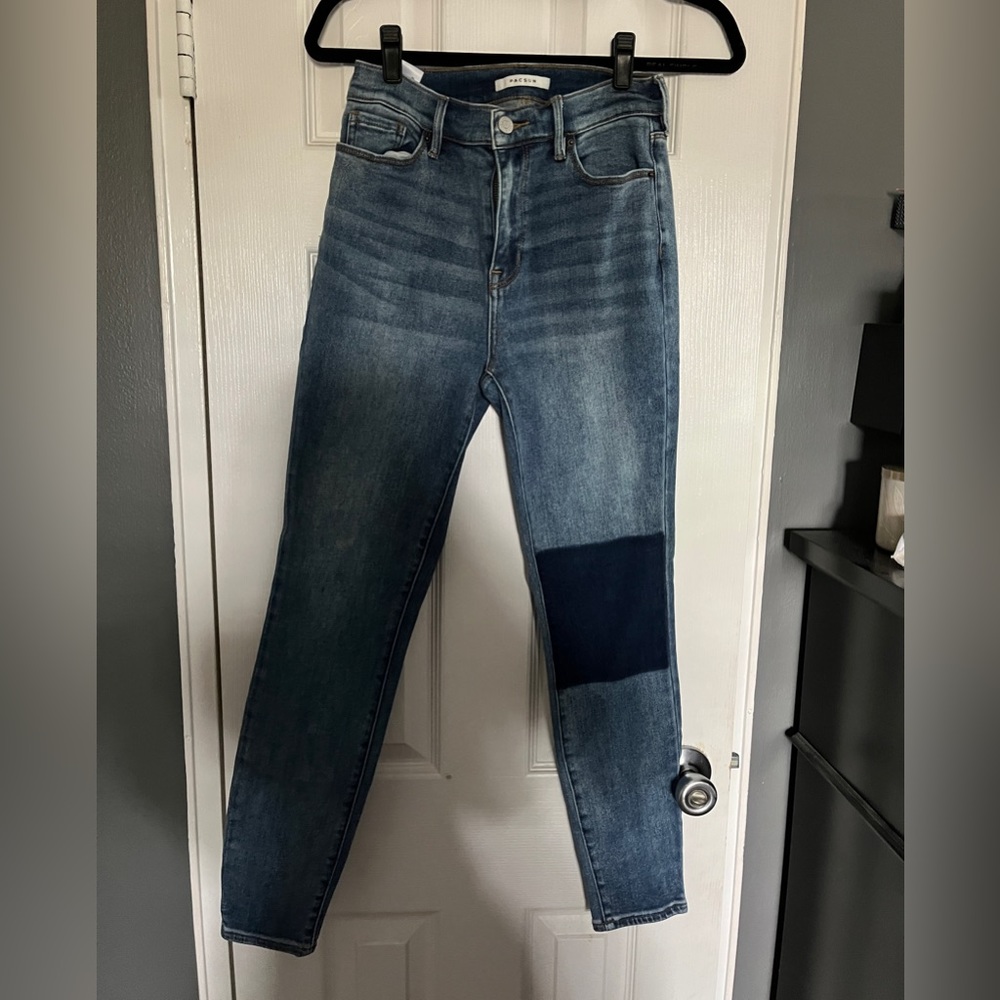 Pac Sun color block jeans